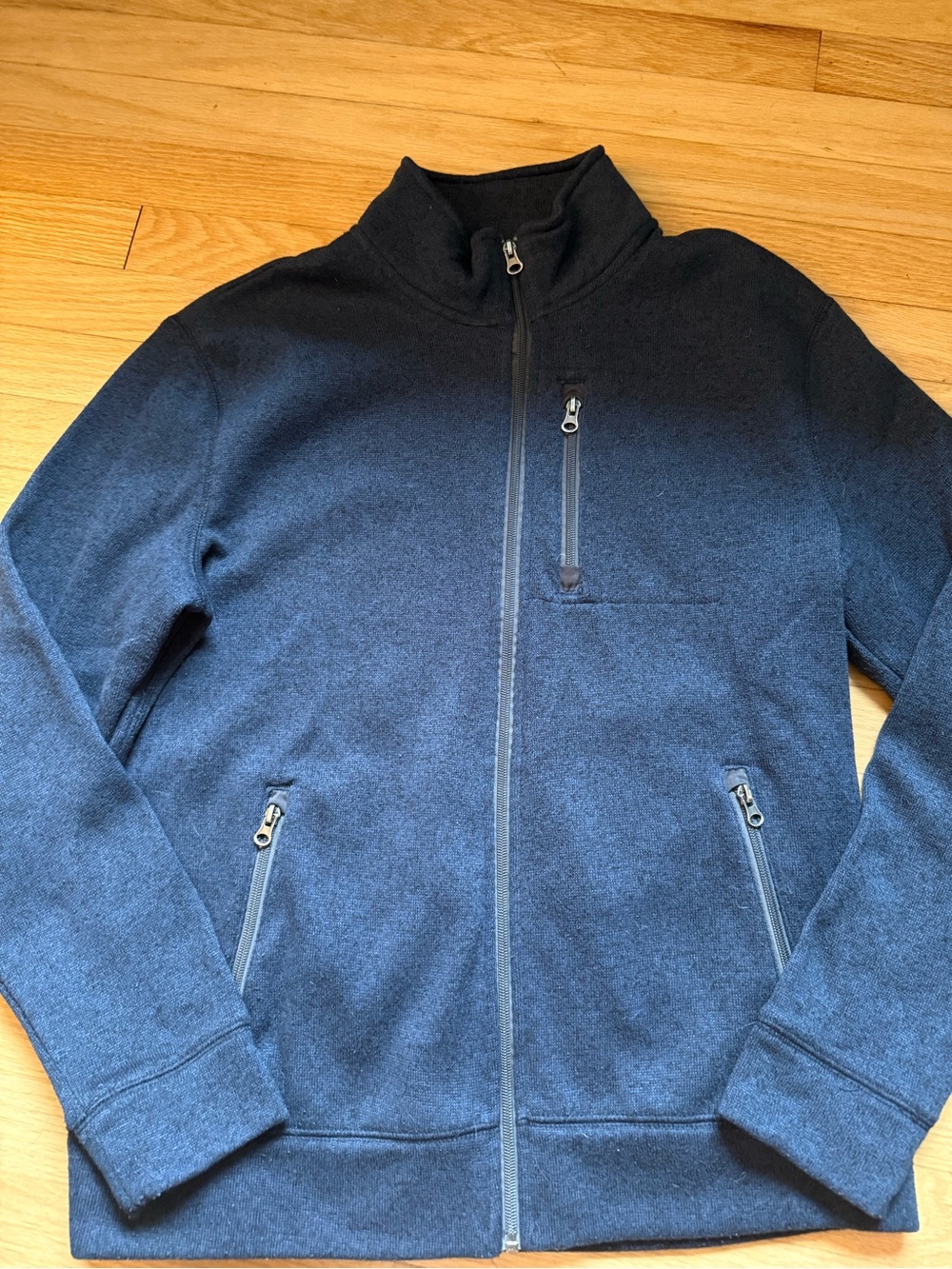 Sonoma Men's Dark Navy Zip-Up Sweater Jacket